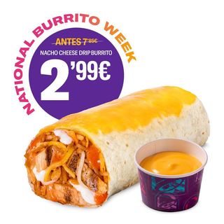 Nacho Cheese Drip Burrito Pepper Jack NBW