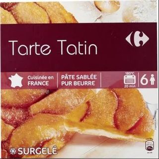Tarta Tatin Ultacongelada Carrefour 600 Gr.