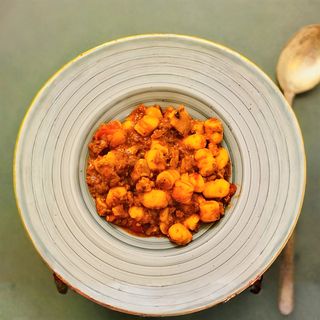 Gnocchetti ragu e funghi