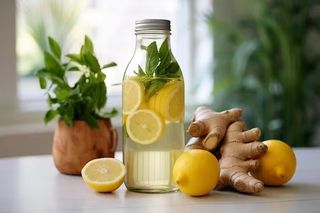 Jus De Citron Au Gingembre Frais