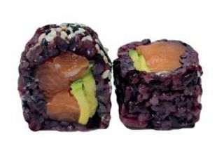 141. Black salmone avocado - 8 pezzi