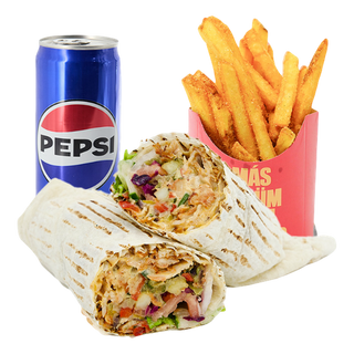Combo Klkmanin Dürum Chicken Gemüse