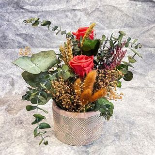 CENTRO ETERNO 2 ROSAS ROSA