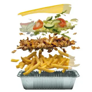 Kapsalon z mięsem kraftowym