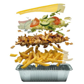 Kapsalon z mięsem kraftowym