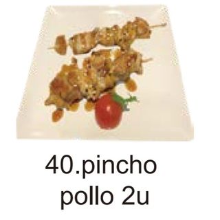 40. Pincho Pollo (3 Pza.)