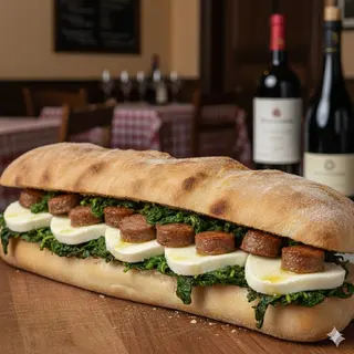 Panuozzo Salsiccia e friarielli