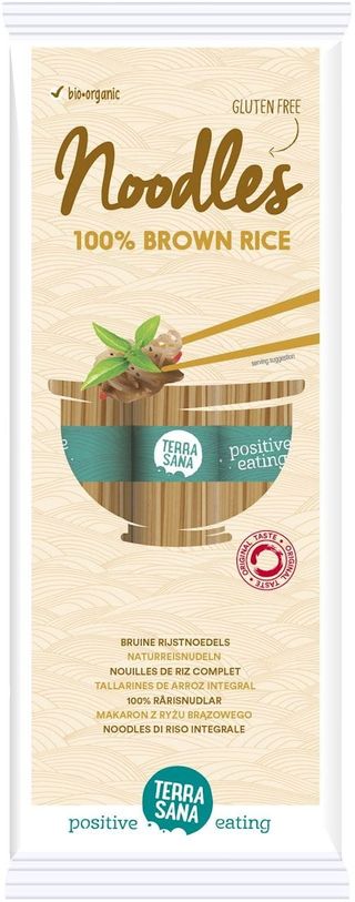 MAKARON Z RYŻU BRĄZOWEGO 100% BEZGLUTENOWY BIO 250 g - TERRASANA