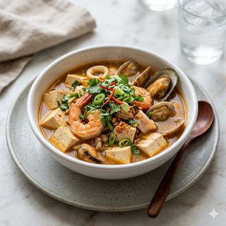 Tou Fu Con Mariscos