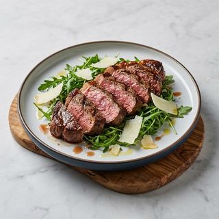 Tagliata di mazno rucola e grana