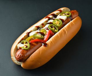 Hotdog amerykański z parówką