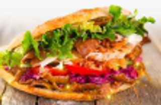 Panino, patate e Coca-Cola