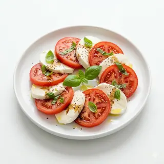 Ensalada Tomate Y Mozzarela De Búfala