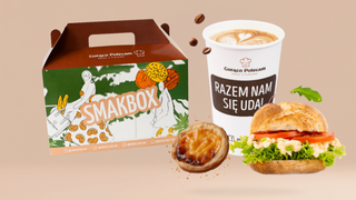Smakbox z kanapką i Pastel de nata