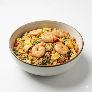 Arroz Frito Con Gambas