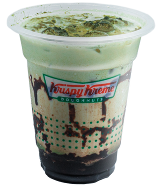 chocolate Iced Matcha latte (120z)