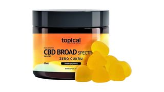 Topical Żelki Broad Spectrum CBD 750 mg Bez Cukru Cytryna