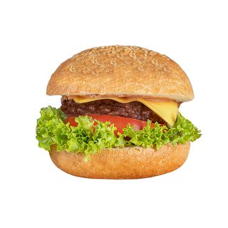 Տավարի մսով բուրգեր սպիտակ հացով