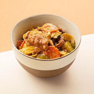 Ternera Con Bambú Y Setas