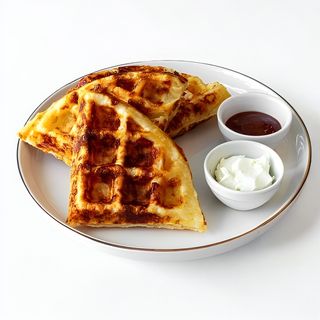 Waffle de Pão de Queijo