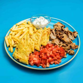 Piatto gyros di maiale