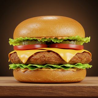 Chicken cheese burger