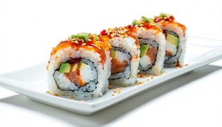 152. Uramaki tempura di gamberone