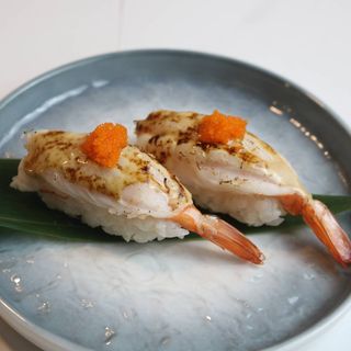 Nigiri De Langostino Flameado  (2 Uds.)