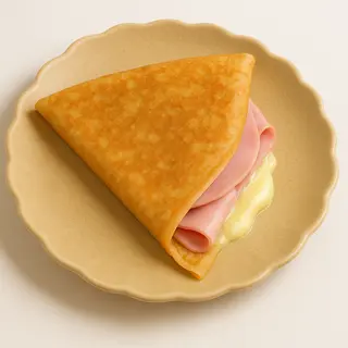 Crep con Jamón York y queso