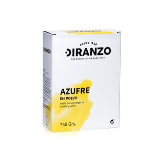Azufre En Polvo Diranzo Caja 750 Gr
