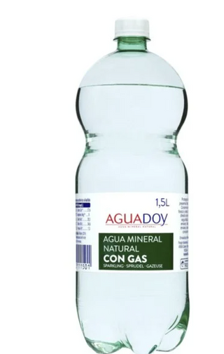 Agua con gas (330 ml.)
