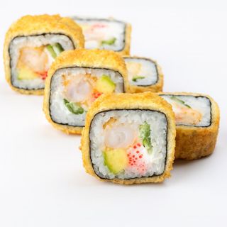 ტემპურა როლი კრევეტით