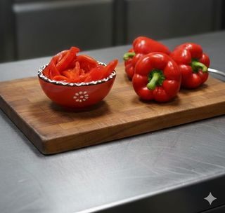 Ardei kapia copți în oțet