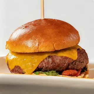Truffle Burger + Contorno di Patatine Fritte