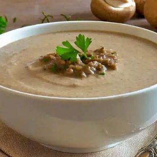 crema de champiñones