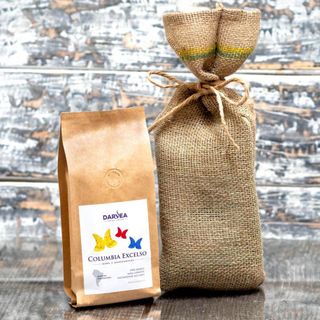 Kawa Darvea w oryginalnym woreczku jutowym 500g