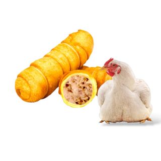 Tequeño de Pollo de corral, trufas i foie x 5 (frito)