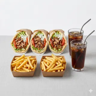 Menú 3 Kebab
