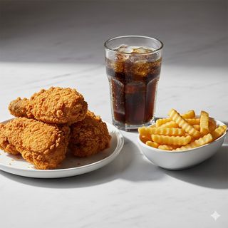 Menú De Pollo Frito