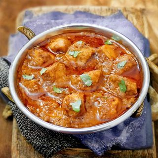 Pork korma with basmati rice