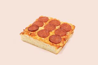 Focaccia de pepperoni