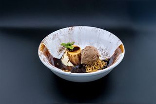 Panna cotta chocolate