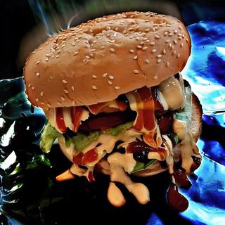 Cheeseburger podwójny kotlet