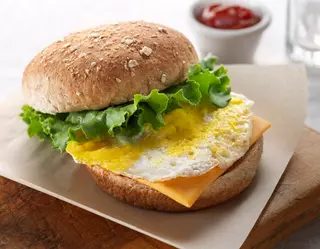 Burger Egg