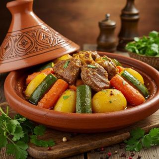 Tajine De Viande Aux Légumes