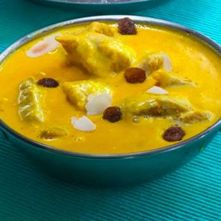 Korma With Chicken/Pollo korma( Verry mild/ Muy suave)