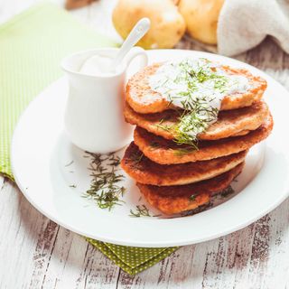 Placki ze śmietaną 4 szt.