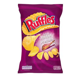Patatas Ruffles Jamón Matutano Bolsa SR