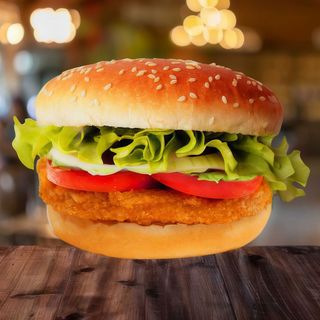 Hamburguesa De Pollo Crujiente