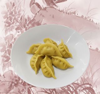 Ravioli fagioli